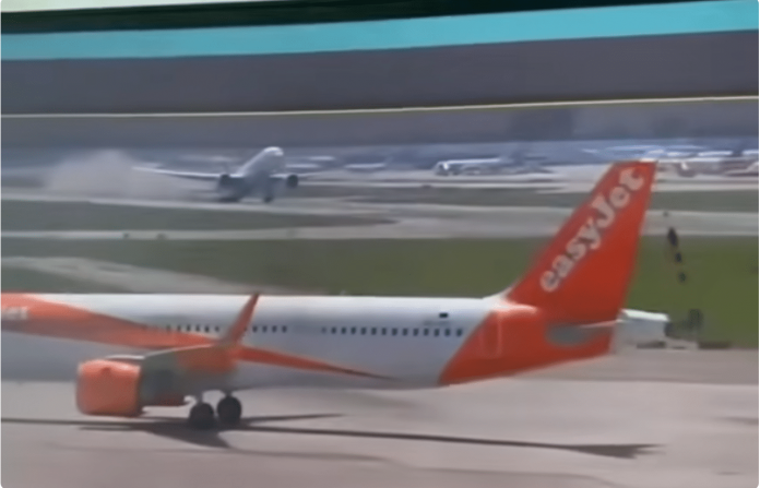 Prolonged Tail Strike at Milan