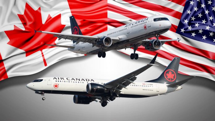 These Are Air Canada's Shortest Mainline Routes To The US